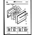 Tappan VP36DW2 door parts diagram