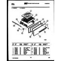 Tappan VP36DW2 broiler drawer parts diagram