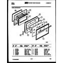 Tappan 30PPSKWDN0 door parts diagram