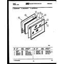 Tappan 30CPMCWBN1 door parts diagram