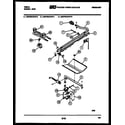 Tappan 30KPMAWAN3 burner, manifold and gas control diagram