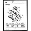 Tappan 37IGCDWAN5 cooktop parts diagram