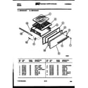 Tappan 30IPCDWAN6 broiler drawer parts diagram