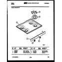 Tappan 30IGCDWAN5 cooktop parts diagram