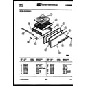 Tappan 30IGCDWAN5 broiler drawer parts diagram