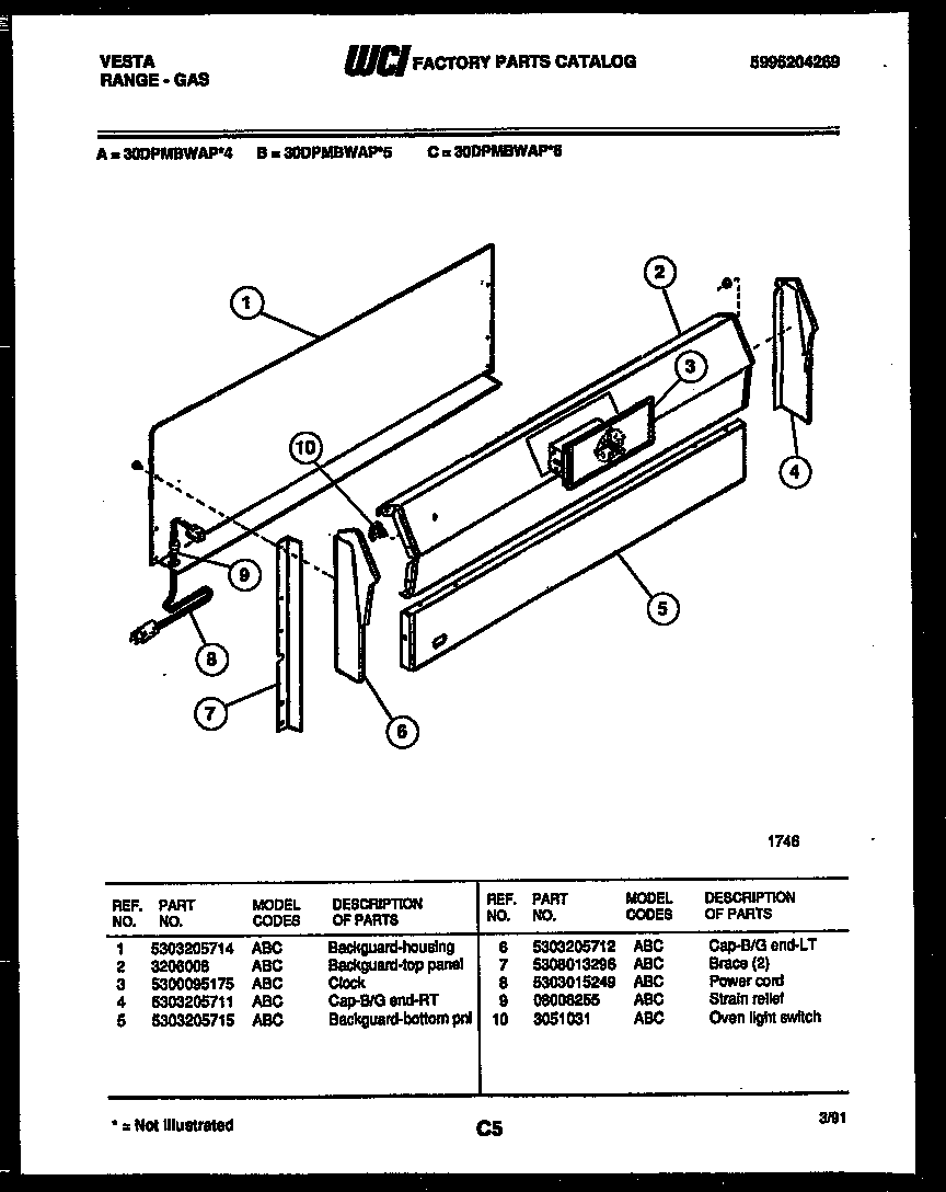 Tappan 30DPMBWAP6 cooktop parts diagram