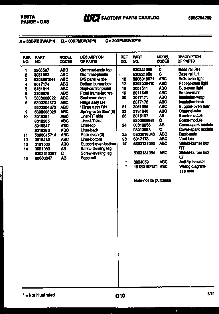 Tappan 30DPMBWAP6 door parts diagram