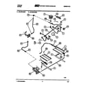 Tappan 30-4979-00-02 burner, manifold and gas control diagram