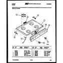 Tappan 30-1049-00-01 cooktop parts diagram
