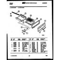 Tappan 30-2119-66-02 broiler drawer parts diagram