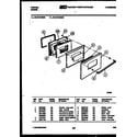 Tappan 30-2119-66-02 door parts diagram
