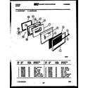 Tappan 32-2639-00-02 door parts diagram