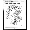 Tappan 72-7989-00-02 burner, manifold and gas control diagram