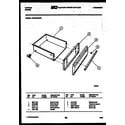 Tappan 30-3979-00-01 drawer parts diagram