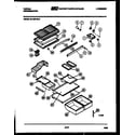 Tappan 95-1997-23-03 shelves and supports diagram
