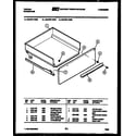 Tappan 32-2757-00-03 drawer parts diagram