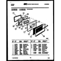 Tappan 30-7988-66-03 door parts diagram