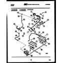 Tappan 30-7988-66-03 burner, manifold and gas control diagram