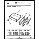 Tappan 30-7988-66-03 drawer parts diagram