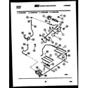 Tappan 76-4967-00-07 burner, manifold and gas control diagram