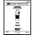 Tappan 76-4967-00-10 cover page diagram