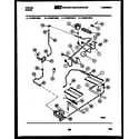 Tappan 76-4967-00-10 burner, manifold and gas control diagram