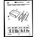 Tappan 76-4967-00-10 drawer parts diagram