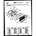Tappan 30-3647-00-03 door parts diagram