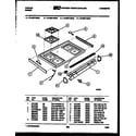 Tappan 76-4667-00-04 cooktop parts diagram