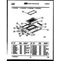 Tappan 76-4667-00-04 top door parts diagram
