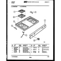 Tappan 30-2769-00-01 cooktop parts diagram