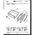 Tappan 30-2769-00-01 drawer parts diagram