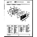 Tappan 30-6239-00-02 door parts diagram