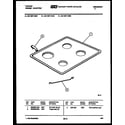 Tappan 33-1467-00-02 cooktop parts diagram