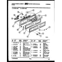 Tappan 57-2707-10-03 control panel diagram
