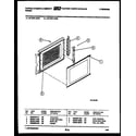 Tappan 57-2707-10-03 door parts diagram