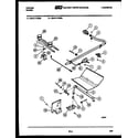 Tappan 32-0117-00-03 burner, manifold and gas control diagram