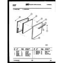 Tappan 32-0007-00-03 door parts diagram