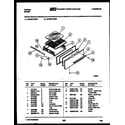 Tappan 32-0007-00-03 broiler drawer parts diagram