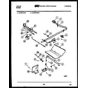 Tappan 32-0007-00-03 burner, manifold and gas control diagram
