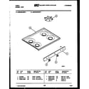 Tappan 30DPMDWEN2 cooktop parts diagram