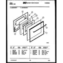 Tappan 30DPMDWEN2 door parts diagram