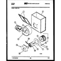 Tappan 13-2589-00-01 motor and blower parts diagram
