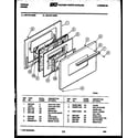 Tappan 32-0127-00-03 door parts diagram