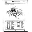 Tappan 32-0127-00-03 broiler drawer parts diagram