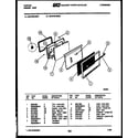 Tappan 30-6759-00-01 door parts diagram