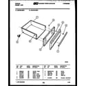 Tappan 30-6759-00-01 drawer parts diagram