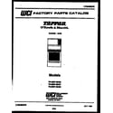 Tappan 76-8667-00-08 cover page diagram