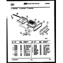 Tappan 76-8667-00-08 broiler drawer parts diagram