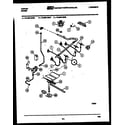 Tappan 76-8667-00-08 burner, manifold and gas control diagram